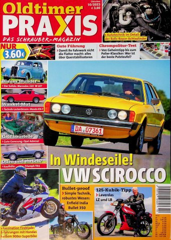 Deckblatt Oldtimer Praxis (10/2023)